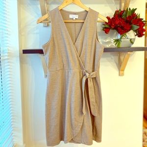 Madewell Texture & Thread Side-Tie Wrap Dress